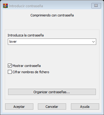 Introducir contraseña